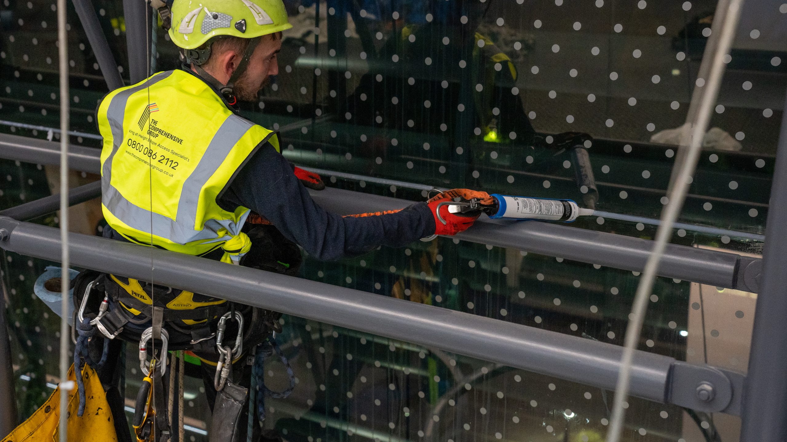 Glazed Curtain Wall Repair – Monster Energy UK HQ